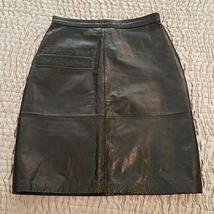 Pia rucci Leather skirt